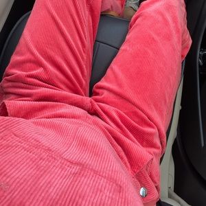 COPY - Pink corduroy Adidas Original overalls